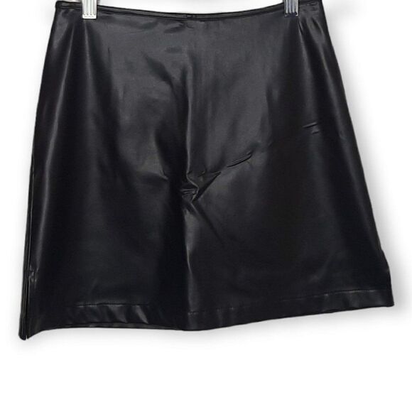 My Michelle Vegan Leather Mini Skirt sz 3/4 - Picture 1 of 6